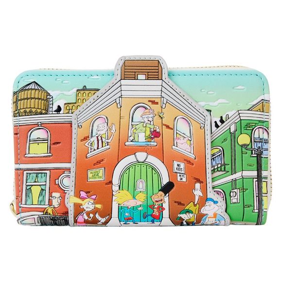 Loungefly Handbags - Nickelodeon Hey Arnold! Sunset Arms Boarding House Zip Around Wallet